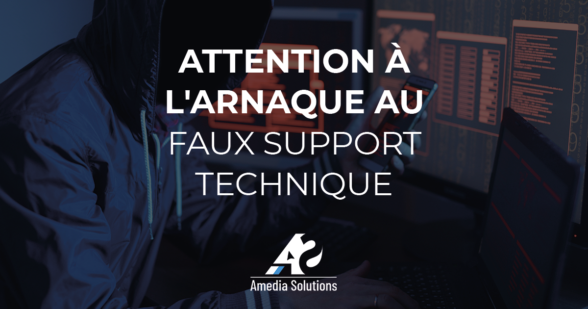 Arnaque au faux support : des pratiques en hausse technique